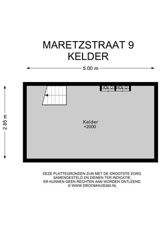Floorplan - Maretzstraat 9, 6171 TN Stein